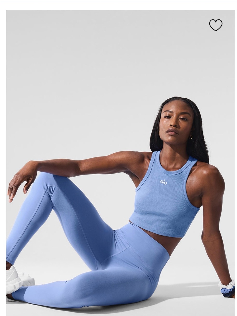 Alo Yoga High-Waist Airlift Legging Crystal Clear Blue Sold Out Color